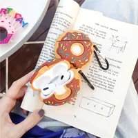 Creative Donut  Airpods Pro Bluetooth Wireless Earphone Case 2/3 Generation Silicone Drop-resistant Soft Case Applicable main image 3