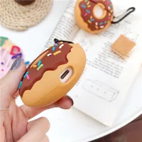 Creative Donut  Airpods Pro Bluetooth Wireless Earphone Case 2/3 Generation Silicone Drop-resistant Soft Case Applicable main image 5
