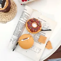 Creative Donut  Airpods Pro Bluetooth Wireless Earphone Case 2/3 Generation Silicone Drop-resistant Soft Case Applicable main image 4