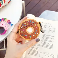Creative Donut  Airpods Pro Bluetooth Wireless Earphone Case 2/3 Generation Silicone Drop-resistant Soft Case Applicable main image 2