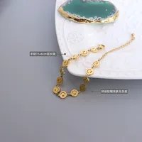 Geometric 304 Stainless Steel 18K Gold Plated No Inlaid Bracelets In Bulk main image 2