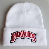 New Autumn And Winter Men's And Women's Warm Wool Hat BACKWOODS Letter Embroidery Men's And Women's Knitted Hat Pullover Hat sku image 11