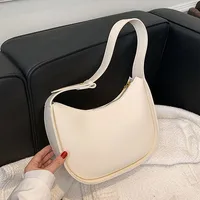 Women's All Seasons Pu Leather Solid Color Elegant Classic Style Square Zipper Shoulder Bag Underarm Bag main image 5
