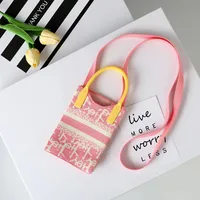 Women's Small Cotton Geometric Cute Square Open Square Bag sku image 16