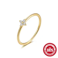 Sweet Butterfly Sterling Silver Plating Rings sku image 1