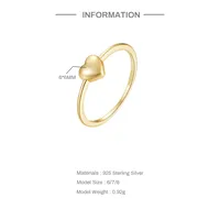 Sweet Butterfly Sterling Silver Plating Rings main image 8