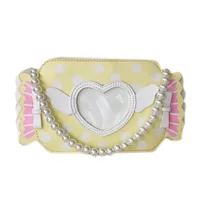 Women's Small Pu Leather Heart Shape Classic Style Square Zipper Crossbody Bag main image 5
