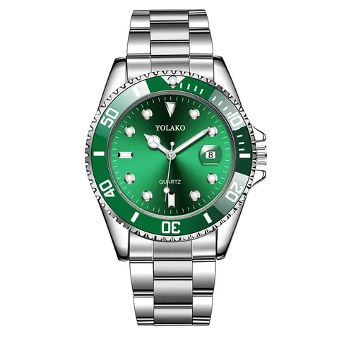 Fashion New Men's Steel Belt Watch British Waterproof Quartz Men And Women Watches Wholesale Nihaowholesale