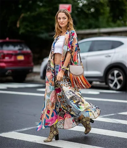 women's beach ditsy floral printing cover ups