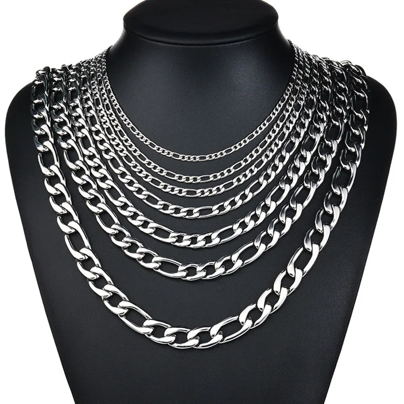 Titanium&stainless Steel Simple Geometric Necklace  (necklace Length 50cm Width 3.5mm) Nhhf1240-necklace-length-50cm-width-3.5mm