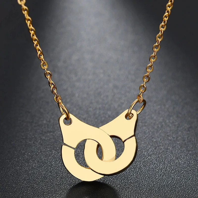 Titanium&stainless Steel Fashion Geometric Body Accessories  (steel Color) Nhhf1071-steel-color