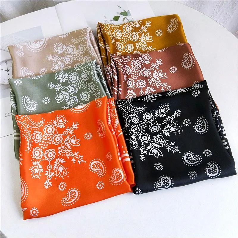 Fashion Wild Decoration Art Korean Small Scarf Nhmn134988