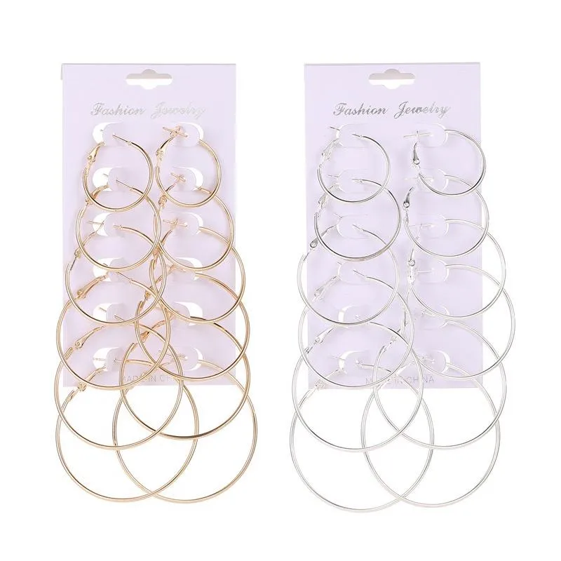 Fashion Geometric Plating Alloy No Inlaid Earrings