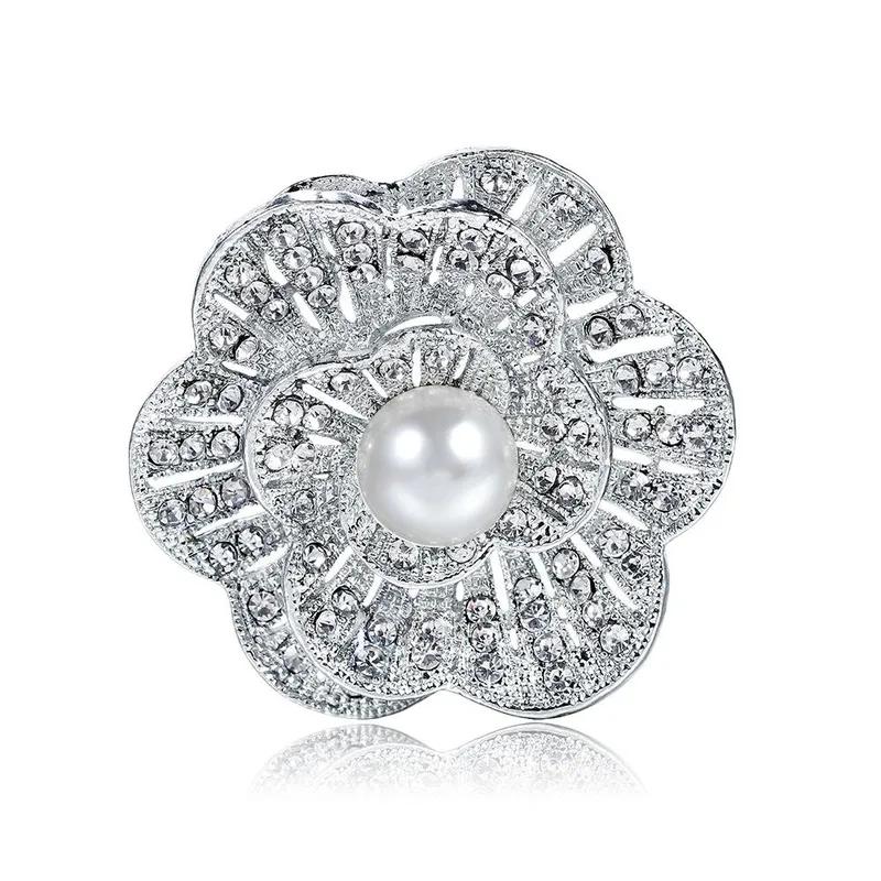 Womens Floral Plating Alloy Danrun Jewelry Brooches Nhdr147859
