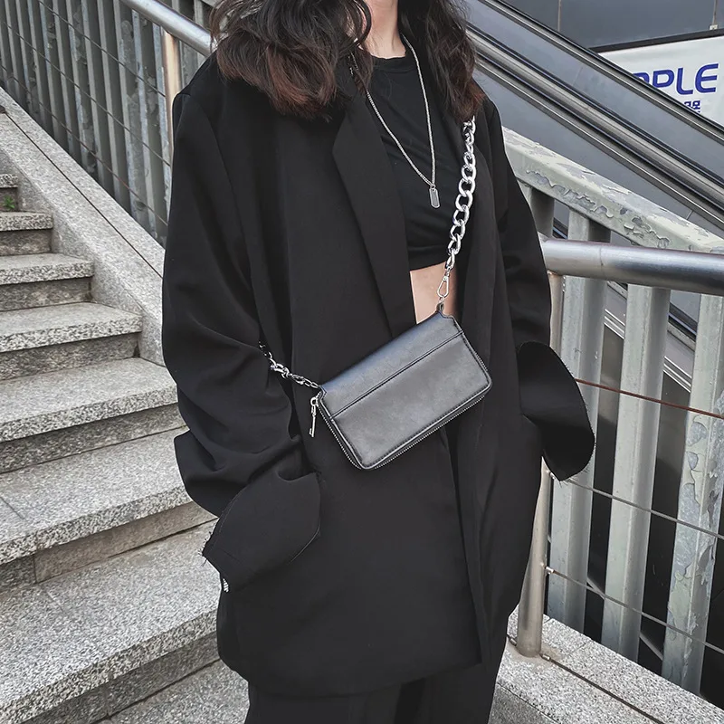 Fashion Small Black Messenger Bag Wholesale