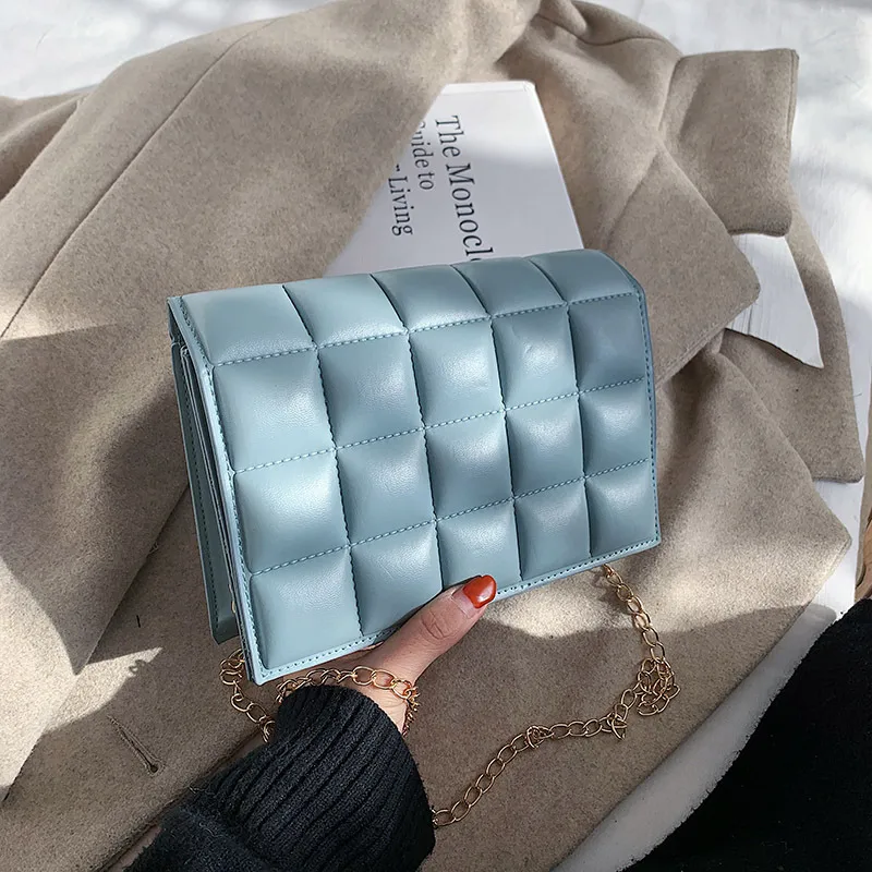 Small Pu Leather Streetwear Square Bag Underarm Bags Shoulder Bag