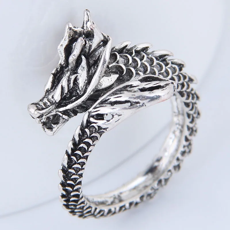 Jewelry Wholesale Fashion Dragon Retro Simple Ring