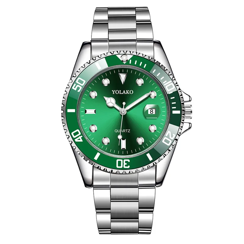 Fashion New Men's Steel Belt Watch British Waterproof Quartz Men And Women Watches Wholesale Nihaowholesale