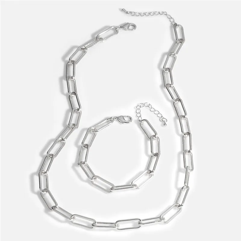 Hip-hop Rap Accessories Hiphop Big Gold Chain Cuban Necklace Clavicle Chain Wholesale Nihaowholesale