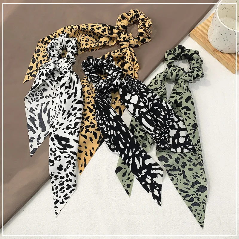 Leopard Print Simple Hair Scrunchies