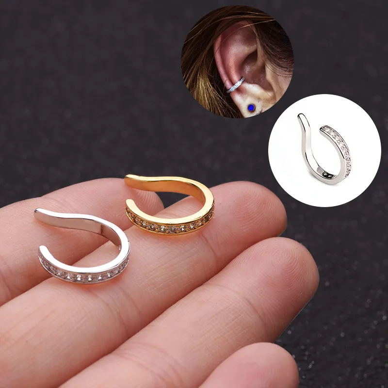 Simple Style U Shape Copper Earrings