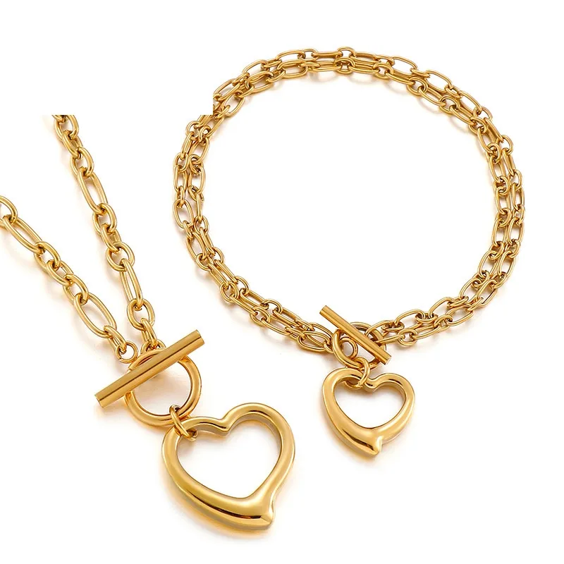 Titanium Steel 18K Gold Plated Fashion