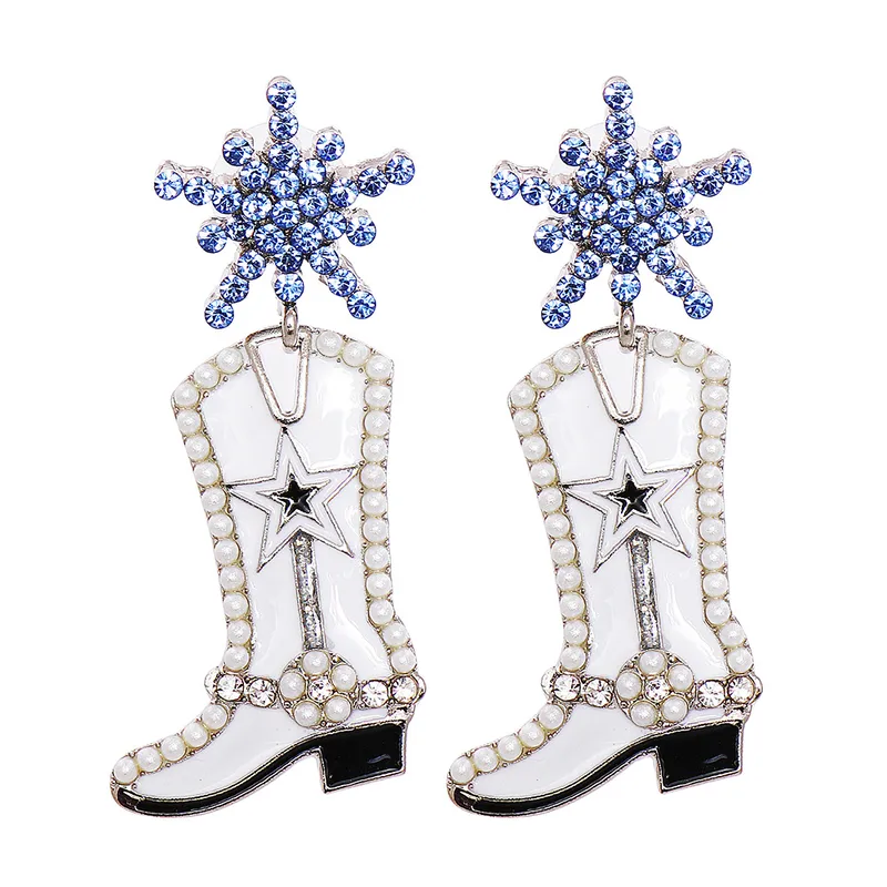 Fashion Diamond Alloy Earrings Ear Studs