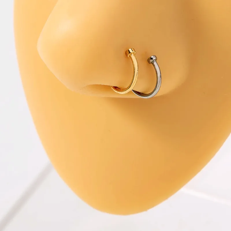 Simple Stainless Steel Piercing U-shaped Nose Ring Piercing Nose Ornaments Wholesale