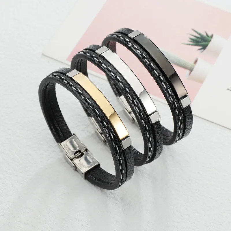 Retro Geometric 201 Stainless Steel Stainless Steel No Inlaid Unisex