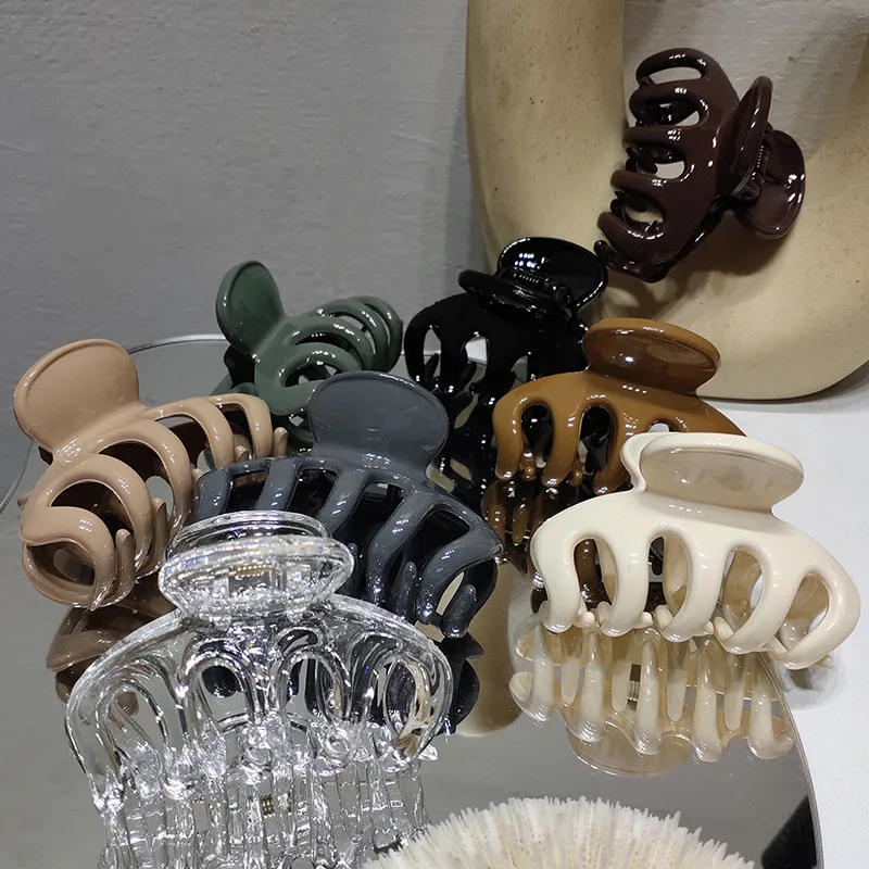 Fashion Solid Color Resin Hairclip Wholesale