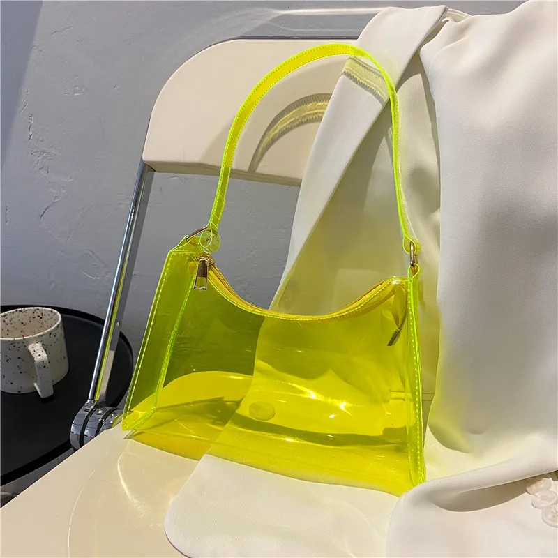 Korean Fashion Simple Transparent Jelly Bag