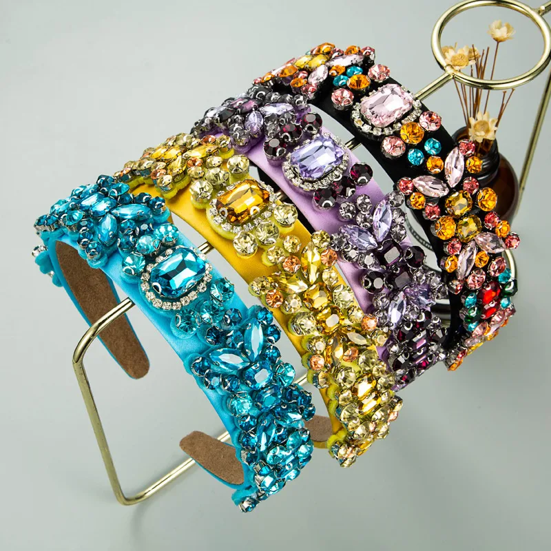 New Baroque Retro Rhinestones Hairband