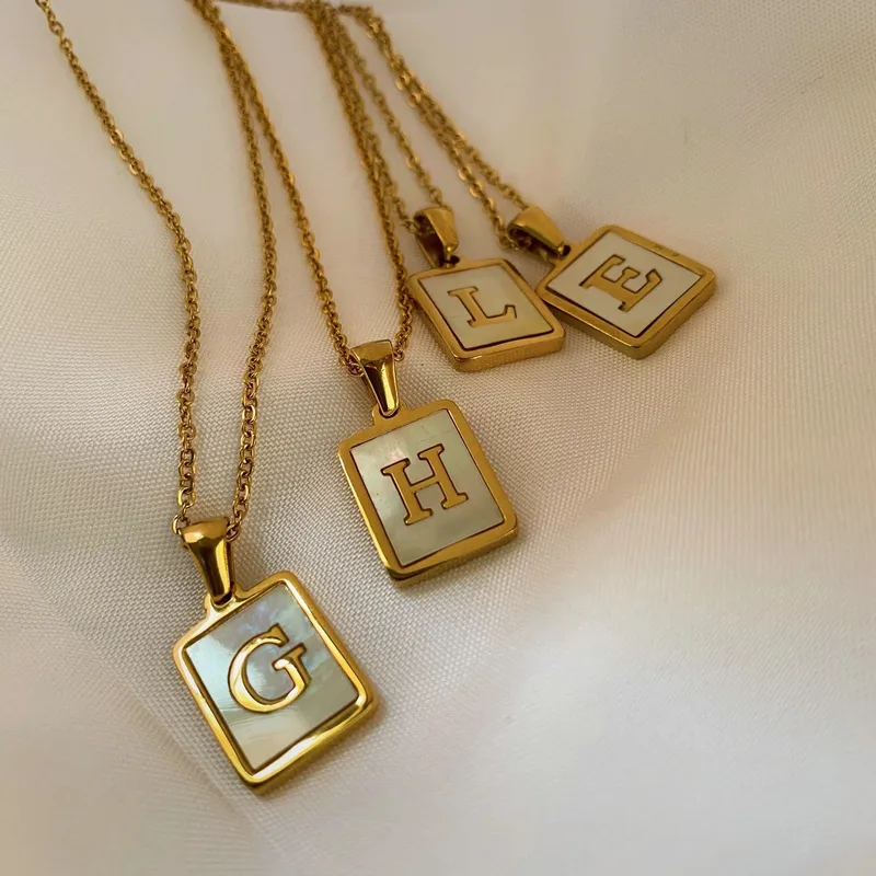 Wholesale Jewelry Simple Style Letter Stainless Steel Plating Necklace