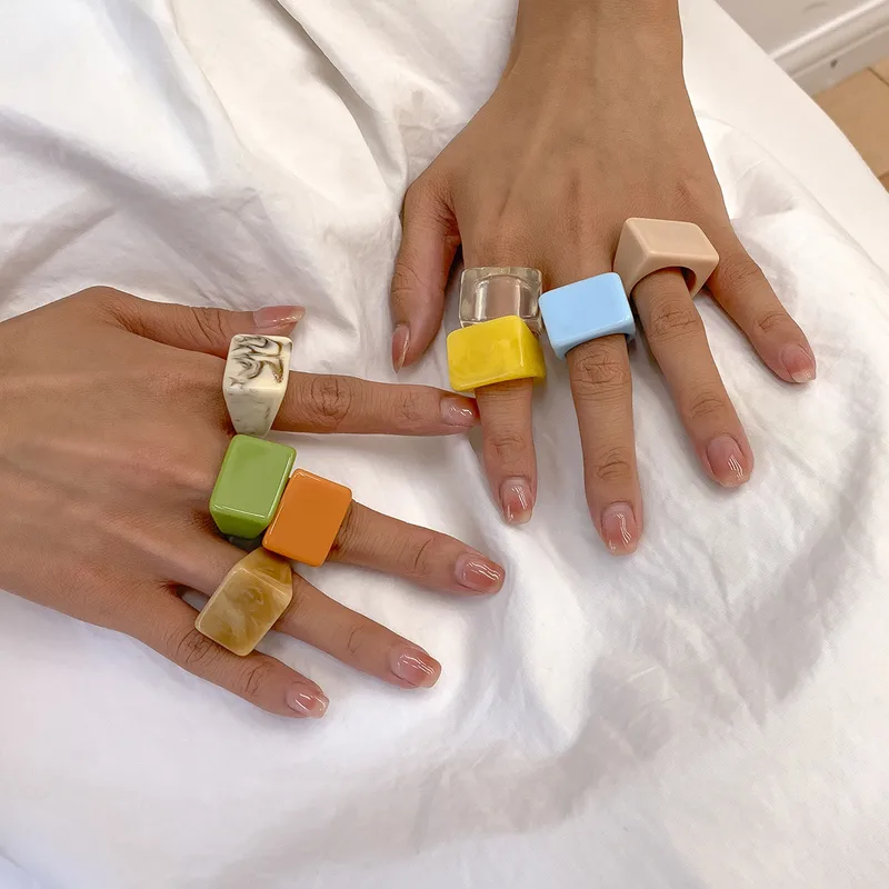 Simple Style Geometric No Inlaid Women's