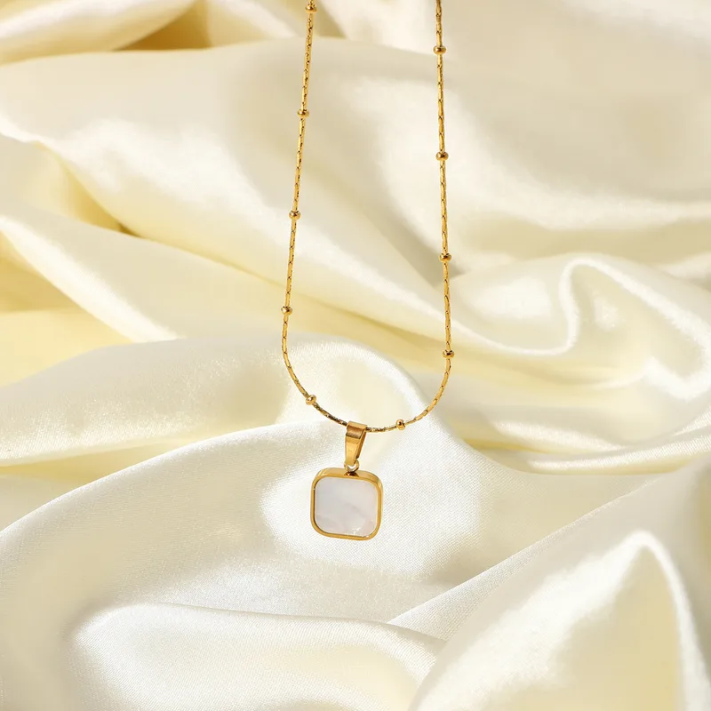 Wholesale Jewelry Fashion Stainless Steel Titanium Steel Plating Pendant Necklace