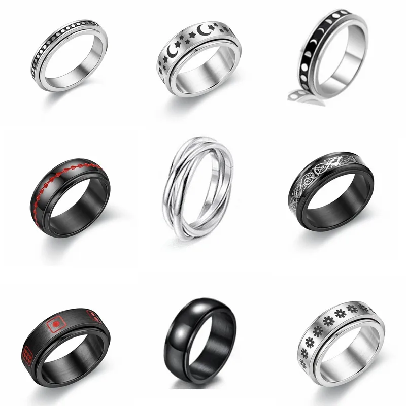 Fashion Geometric Titanium Steel Unisex