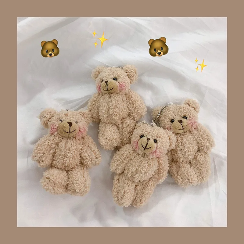 Plush Doll Bear Doll Doll Bag Pendant Soft Cute Accessories Keychain