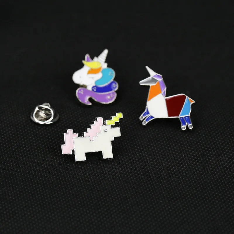 Cute Cartoon  Brooch Badge Cartoon Animal Dripping Oil Brooch