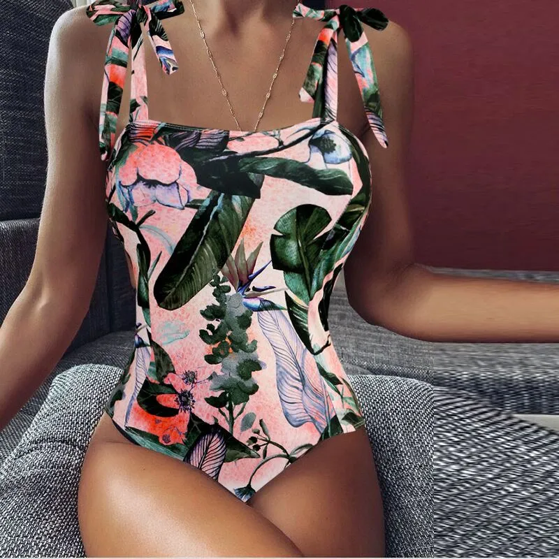 Women's Printing Ditsy Floral One Piece