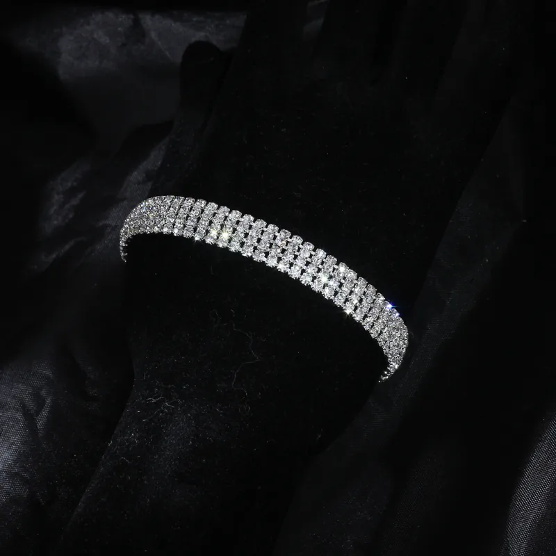 Wholesale Jewelry Rhinestone Buckle Copper Bracelet Nihaowholesale