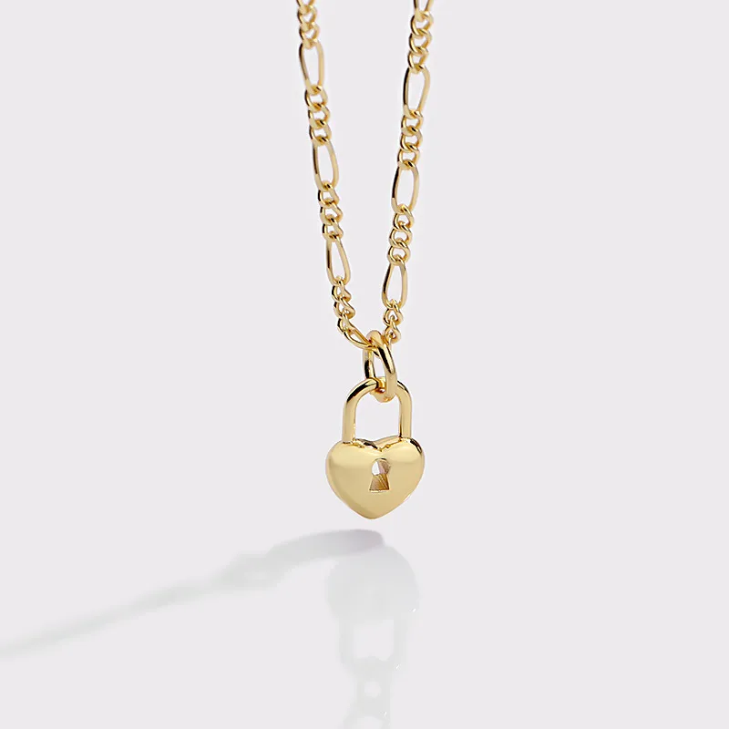 925 Sterling Silver Plating Heart Necklace