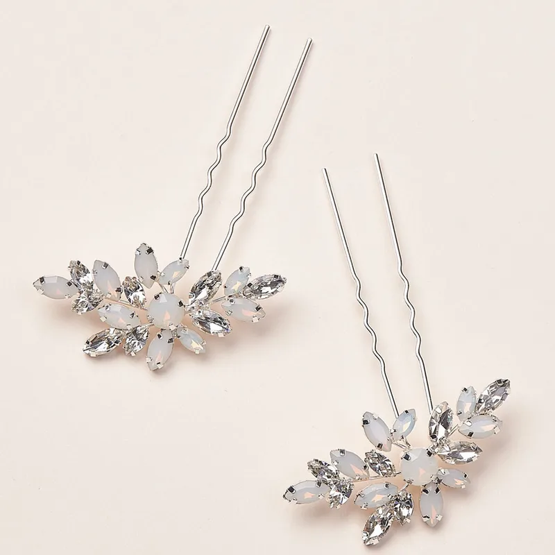 Fashion Simple U-shaped Hairpin Leaf Alloy Hairpin