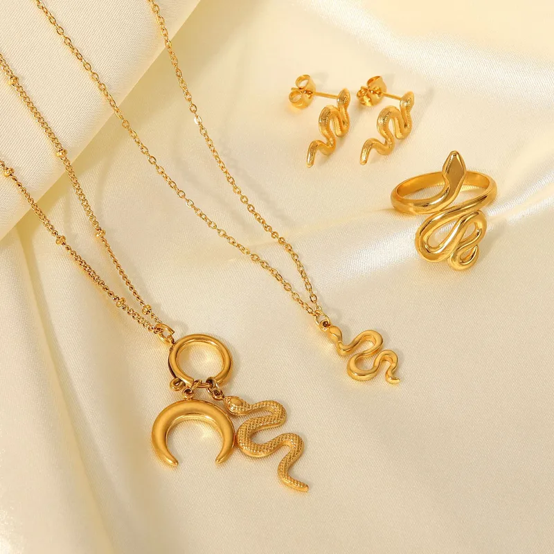 Stainless Steel Titanium Steel Fashion Plating Geometric Necklace