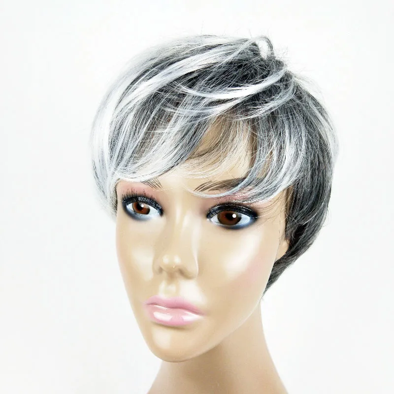 Women's Fashion Casual High-temperature Fiber Air Bangs Short Curly Hair Wigs