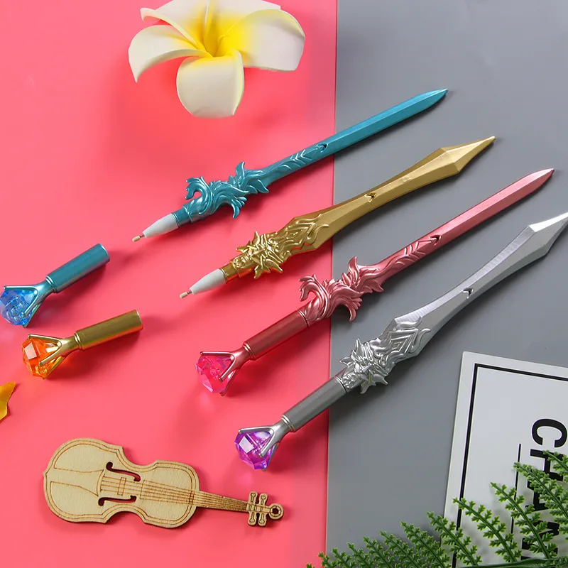 1 Piece Solid Color School Daily Plastic Preppy Style Gel Pen
