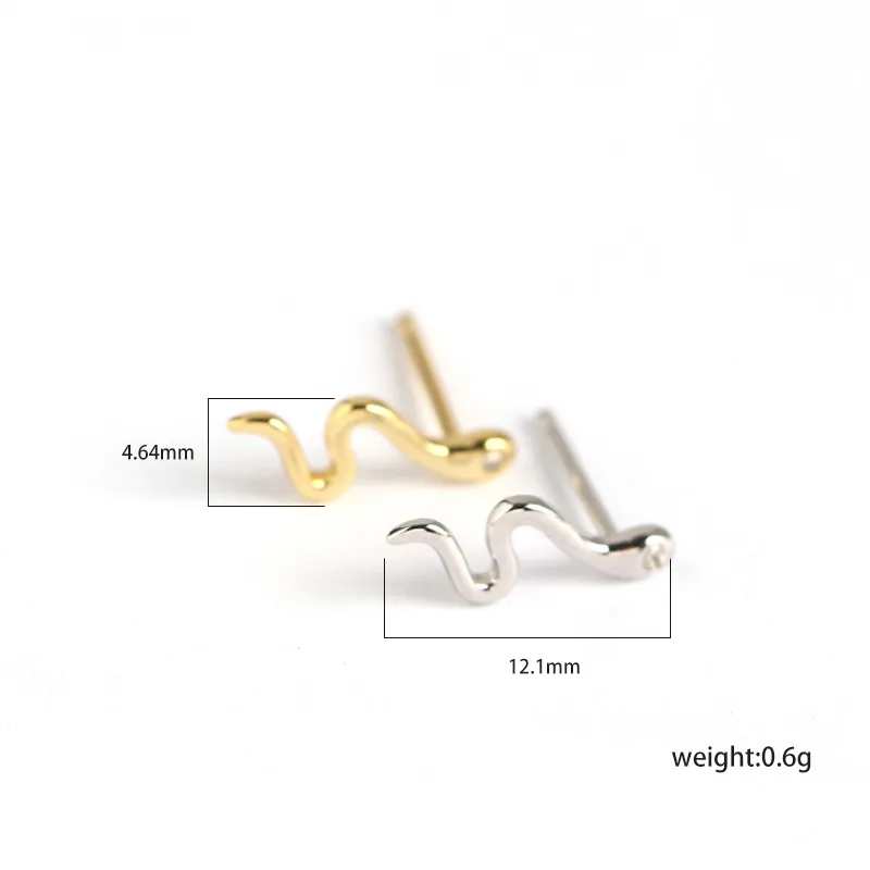 925 Sterling Silver Gem Animal Earrings Ear Studs