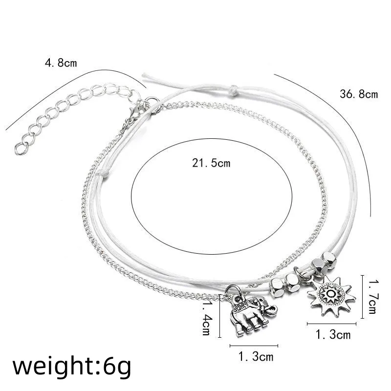 Fashion Animal Alloy Plating No Inlaid Women's Anklet