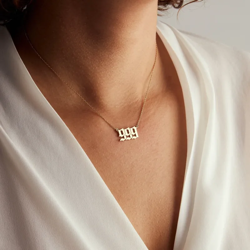 Wholesale Simple Style Letter Stainless Steel Plating 18k Gold Plated Pendant Necklace