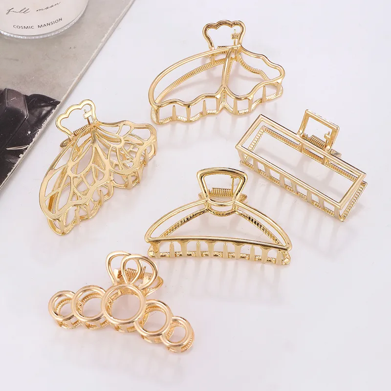 Women's Vintage Style Butterfly Metal Plating Hair Claws