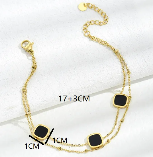 Simple Style Geometric 304 Stainless Steel 14K Gold Plated Acrylic In Bulk